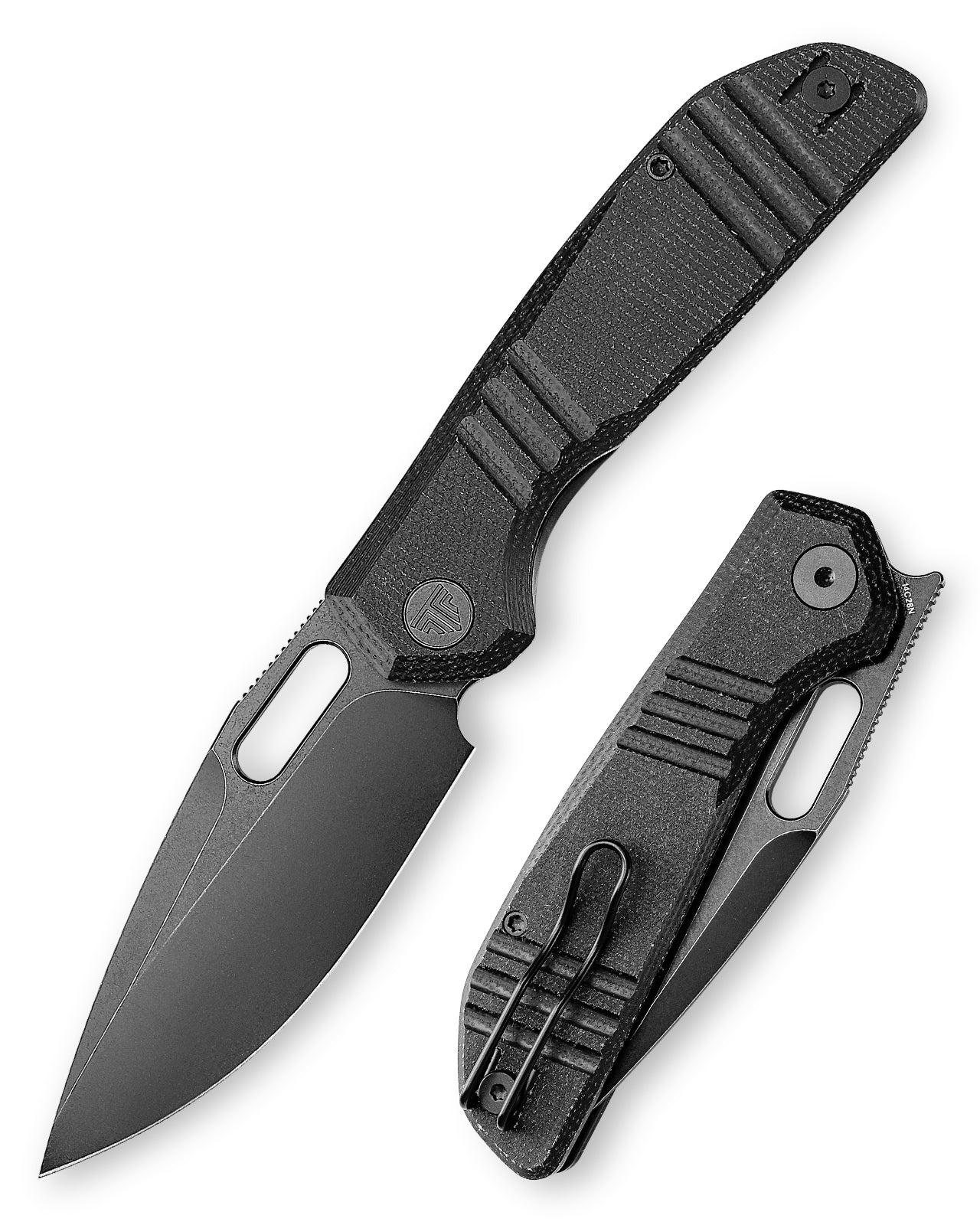 Gecko-BM Liner Lock EDC Folding Pocket Knife,3.4'' 14C28N Steel