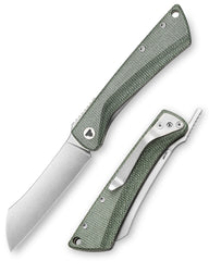 Norma-04G Higonokami Pocket Knife,3.3" 14C28N Steel,Micarta Handle