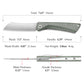 Norma-04G Higonokami Pocket Knife,3.3" 14C28N Steel,Micarta Handle
