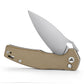 Corvus-03N,Button Lock Pocket Folding Knfe,3.16'' 14C28N Steel blade,G10 Handle,Hydra Design