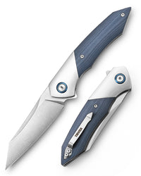 Vul-03 Liner Lock,3.5'' 10Cr Steel Blade,Steel Bolster & G10 Handle