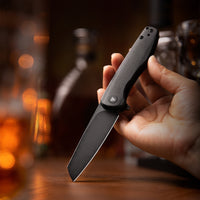 Dickybird-BM Liner Lock EDC Folding Pocket Knife 2.99'' 14C28N Steel Blade,Micarta Handle