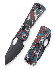 Andromeda-04B Liner Lock EDC Faca dobrável, lâmina de aço 2,04" 14C28N, cabo Micarta