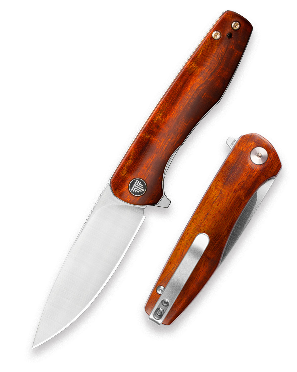 Hummingbird Pro-IW  Liner Lock EDC Folding Pocket Knife,2.9" M390 Steel Blade,Ironwood Handle