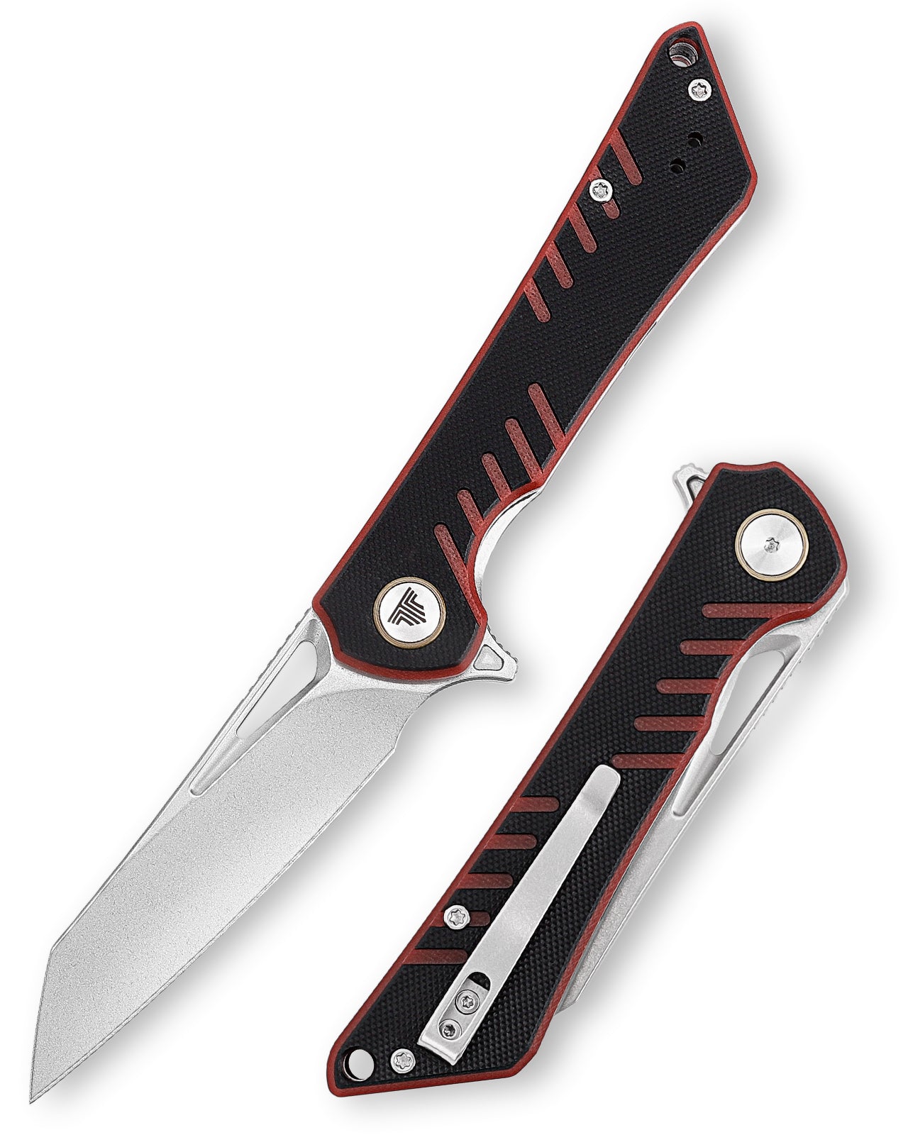 Monoceros-03RB Liner Lock Pocket Folding Knfe,3.38" 14C28N Steel Blade,G10 Handle