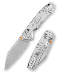 Firefly Ultra-ST Crossbar Lock EDC Folding Pocket Knife,2.99" Titanium Blade,Titanium Handle