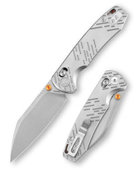 Firefly Ultra-ST Crossbar Lock EDC Folding Pocket Knife,2.99" Titanium Blade,Titanium Handle