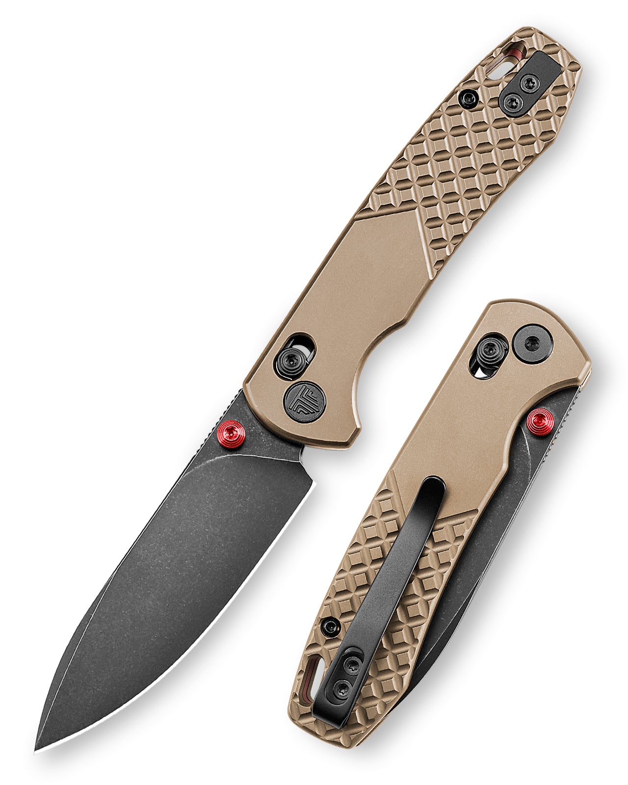 Dragonfly-Z Axis Lock EDC Folding Pocket Knife, 2.99'' M390 Steel Blade, Titanium Handle