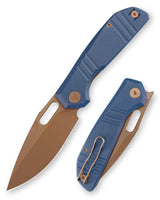 Gecko-LM Liner Lock Folding Pocket Knife,3.4'' 14C28N Steel Blade,  Micarta Handle