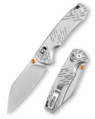 Firefly Ultra-S Crossbar Lock EDC Folding Pocket Knife,2.99" M390 Steel Blade,Titanium Handle