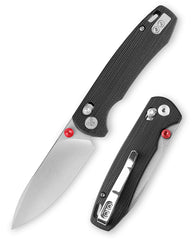 Dragonfly-B Axis Lock EDC Folding Pocket Knife,2.99'' 14C28N Steel Blade,G10 Handle