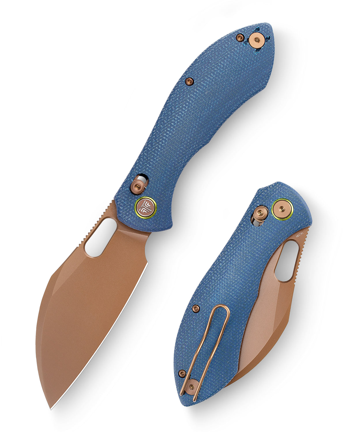 Batwing Plus-LM Crossbar Lock Folding Pocket Knife,3.4'' 14C28N Steel Blade,Micarta Handle