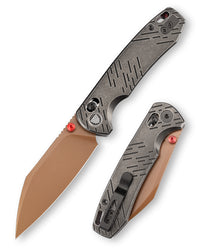 Firefly Ultra-RG Crossbar Lock EDC Folding Pocket Knife,2.99" M390 Steel Blade,Titanium Handle