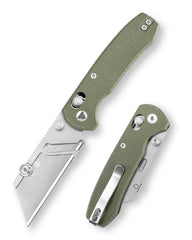 Puppy GM Crossbar Lock EDC Folding Pocket Knife,2.62'' SK5 Blade,Micarta Handle