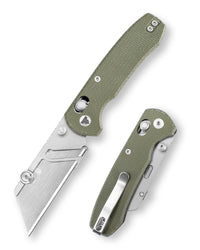 Puppy GM Crossbar Lock EDC Folding Pocket Knife,2.62'' SK5 Blade,Micarta Handle