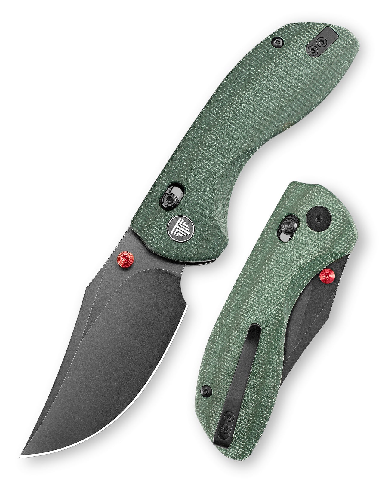 Hippo-GM Crossbar Lock EDC Folding Pocket Knife,3.4" 14C28N Steel Blade,Micarta Handle