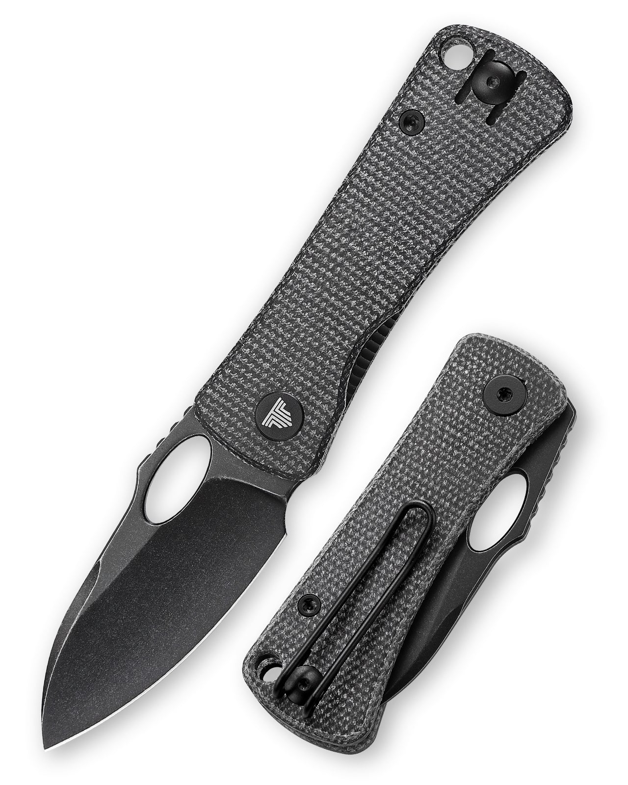 Andromeda-04B Liner Lock EDC Folding Knfe,2.04" 14C28N Steel Blade,Micarta Handle