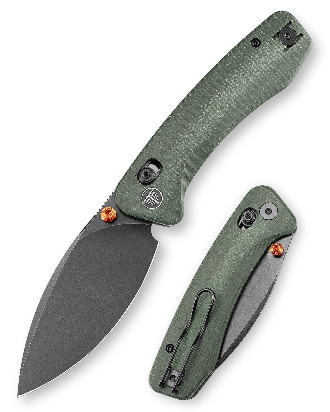 Koala Plus-GM Crossbar Lock EDC Folding Pocket Knife,2.99'' 14C28 Steel Blade, Micarta Handle