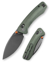 Koala Plus-GM Crossbar Lock EDC Folding Pocket Knife,2.99'' 14C28 Steel Blade, Micarta Handle