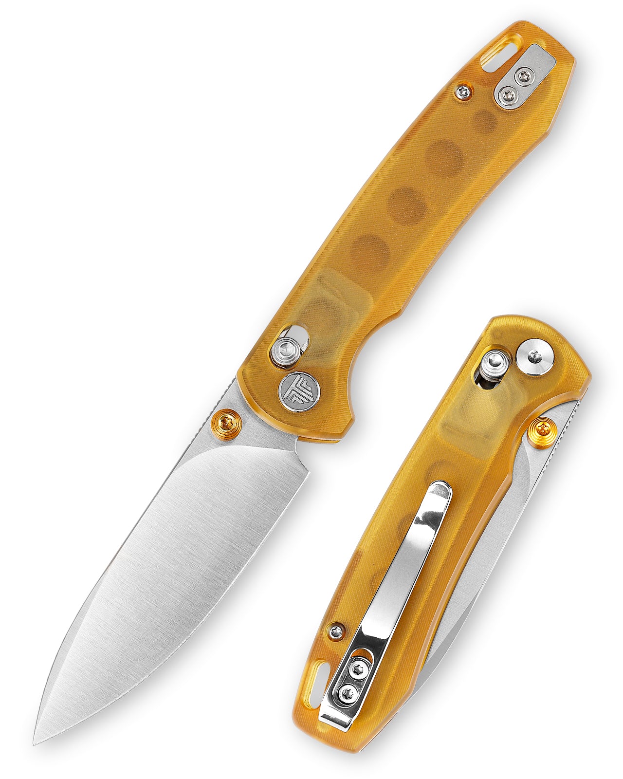Dragonfly-Y Axis Lock EDC Folding Pocket Knife,2.99'' 14C28N Steel Blade,PEI Handle
