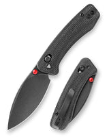 Koala-B Crossbar Lock EDC Folding Pocket Knife,2.56'' N690 Steel Blade,Micarta Handle