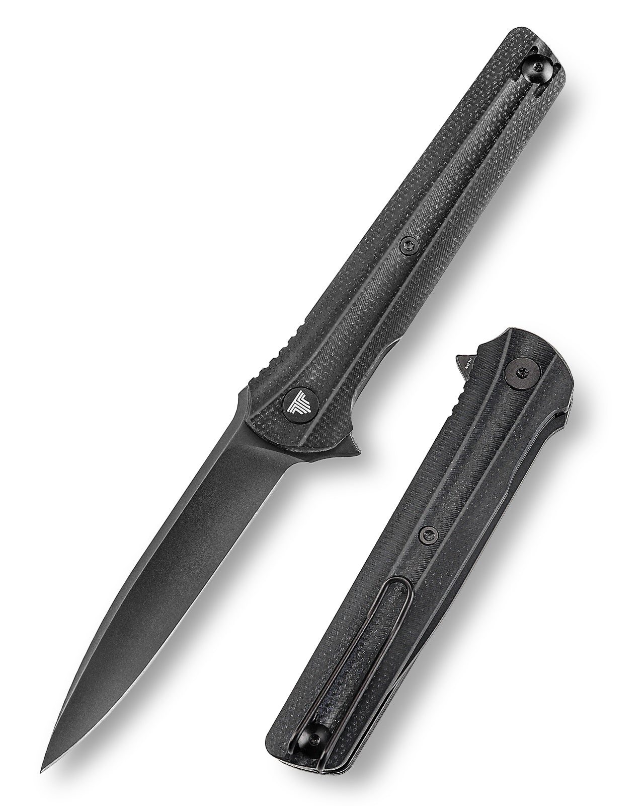 Seagu11-B Liner Lock  Folding Pocket Knife 3.4'' 14C28N Steel Blade,Micarta Handle