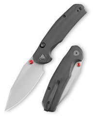 Hornet Pro-BM Button Line Lock EDC Folding Pocket Knife,3.34" 14C28N Steel Blade,Micarta Handle