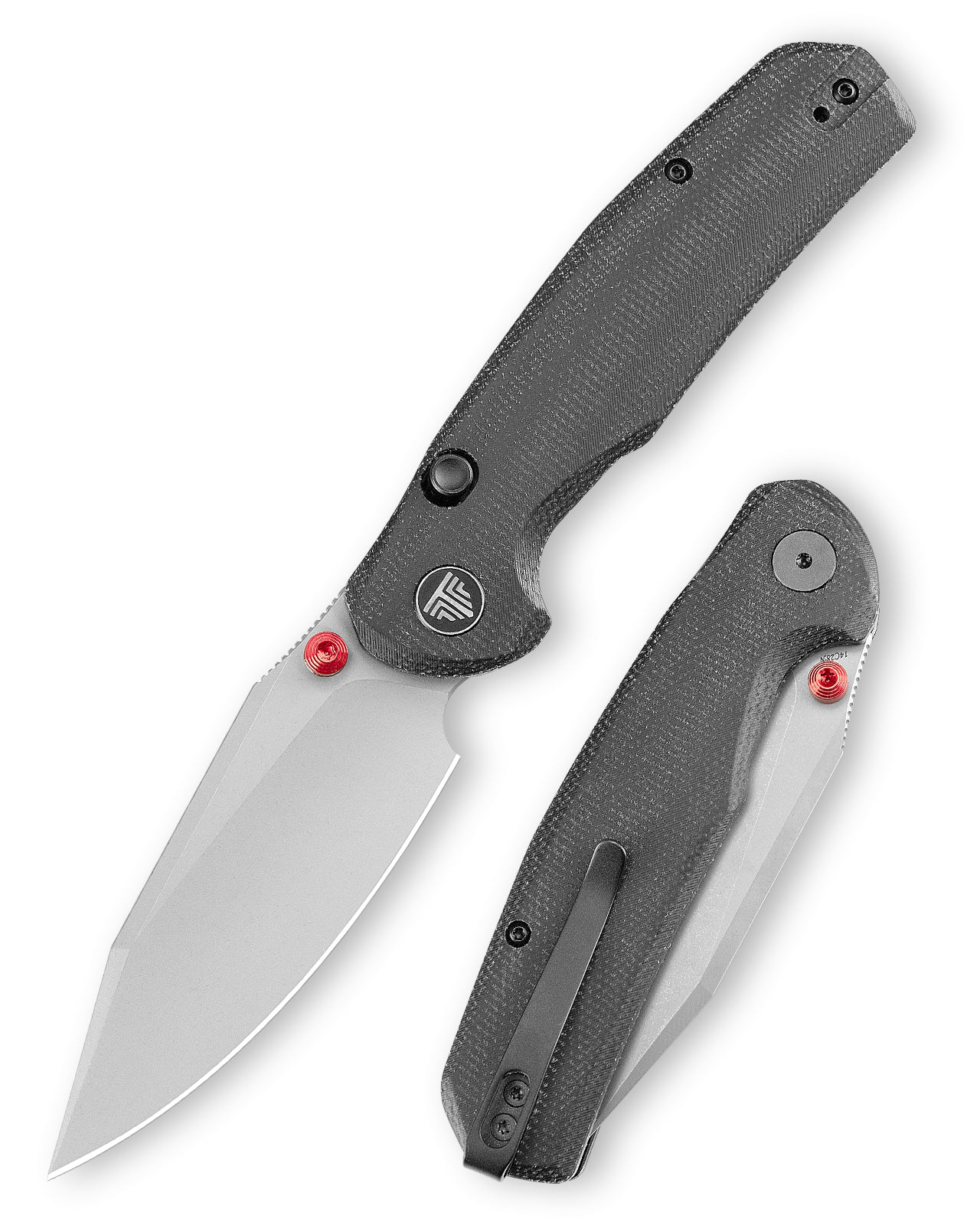 Hornet Pro-BM Button Line Lock EDC Folding Pocket Knife,3.34" 14C28N Steel Blade,Micarta Handle