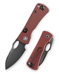 Andromeda-RG Button Liner Lock EDC Folding Knfe,2.3" 14C28N Steel Blade,G10 Handle