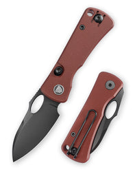 Andromeda-RG Button Liner Lock EDC Folding Knfe,2.3" 14C28N Steel Blade,G10 Handle
