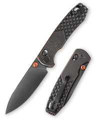 Dragonfly-Cu Axis Lock EDC Folding Pocket Knife,2.99'' 14C28N Steel Blade,Cu Handle
