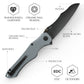 Triton-03B Thumb Stud,3.89" Front Flipper 14C28N Steel Blade,G10 Handle,Sebastian Irawan Design