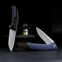 Phoenix-03B Liner Lock Pocket Folding Knfe,3.7'' S35VN Steel Blade,Timascus Pivot Ring,Carbon Fiber G10 Handle