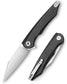 Lynx-05CG Liner Lock,3.7" 14C28N Steel Stonewash Blade,Carbon Fiber & G10 Handle