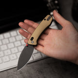 Koala Ultra-B Crossbar Lock EDC Folding Pocket Knife,2.56'' M390 Steel Blade, Titanium Handle