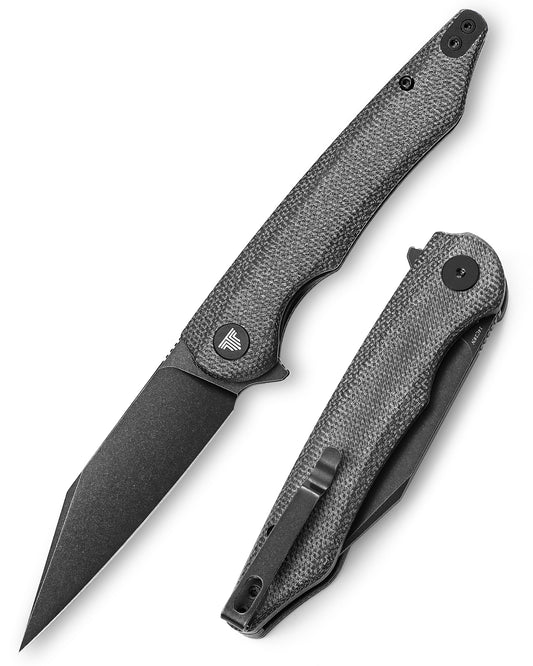 Lynx-04 Liner Lock,3.66" 14C28N Steel Black Stonewash Blade,Micarta Handle