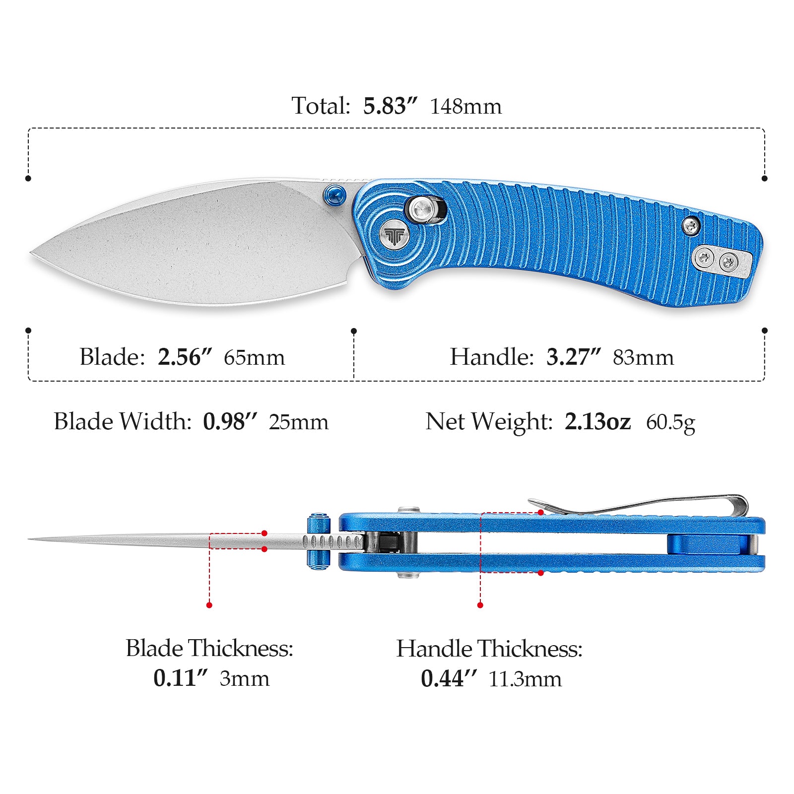 Koala-L Crossbar Lock EDC Folding Pocket Knife,2.56'' N690 Steel
