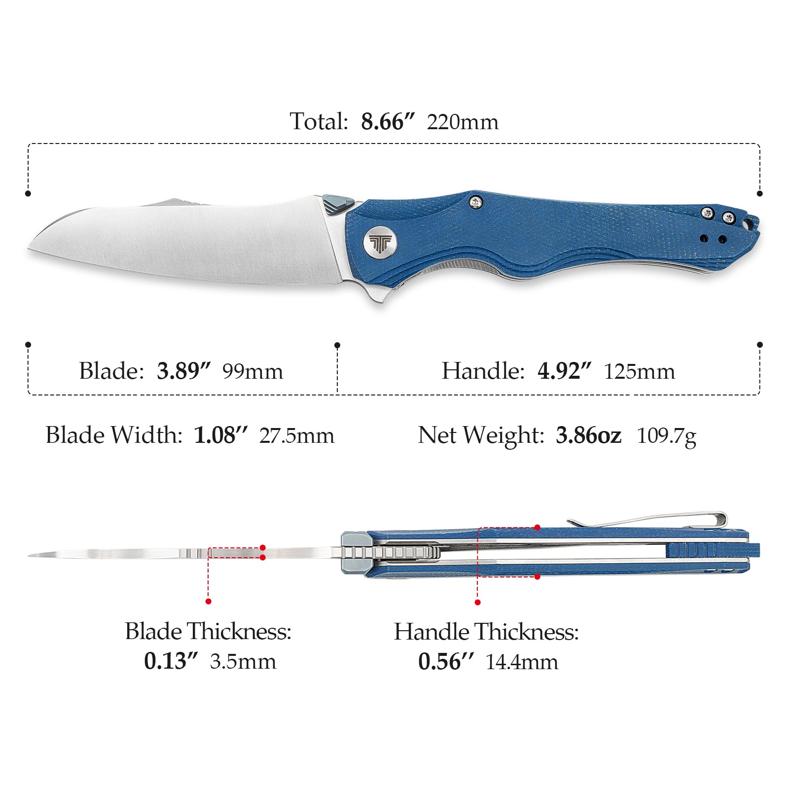 Triton-04L Thumb Stud,3.89