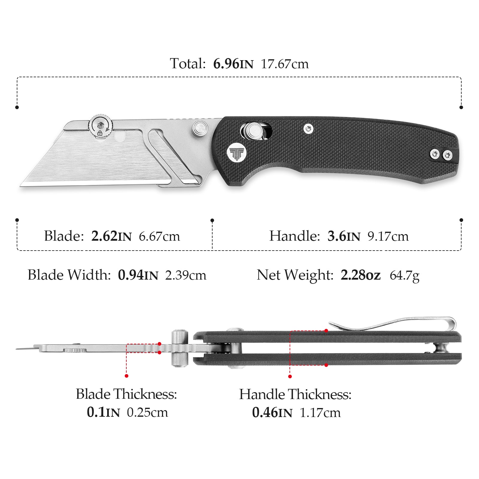 Puppy BG Crossbar Lock EDC Folding Pocket Knife,2.62'' SK5 Blade,G10 Handle