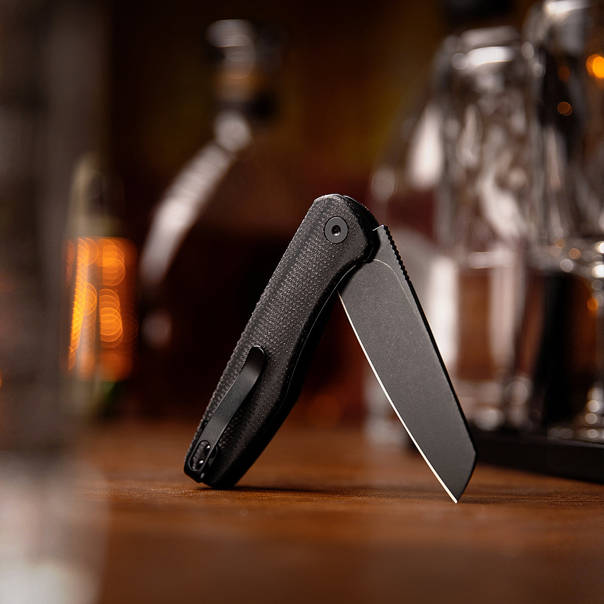Dickybird-BM Liner Lock EDC Folding Pocket Knife 2.99'' 14C28N Steel Blade,Micarta Handle