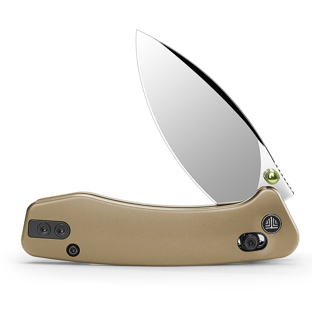 Koala Ultra-M Crossbar Lock EDC Folding Pocket Knife,2.56'' Mirror Polish M390 Steel Blade, Titanium Handle