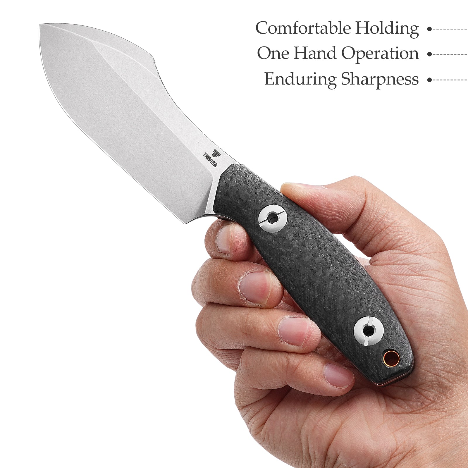 Складаний ніж Andromeda-04B Liner Lock EDC, лезо 2.04 дюйма зі сталі 14C28N, ручка з мікарти