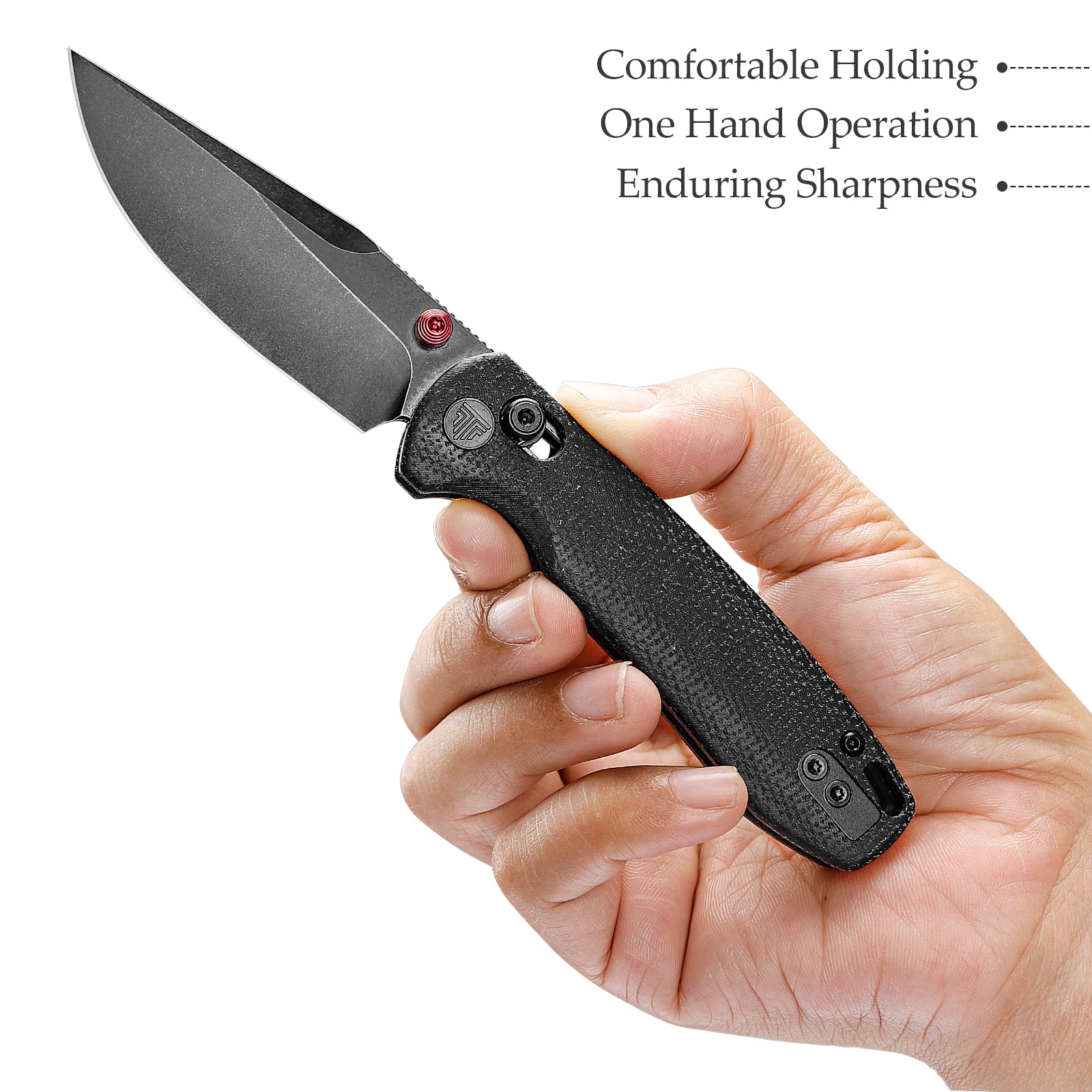Butterfly-BM Crossbar Lock EDC Folding Pocket Knife,3.03'' 14C28N Steel Blade,Micarta Handle