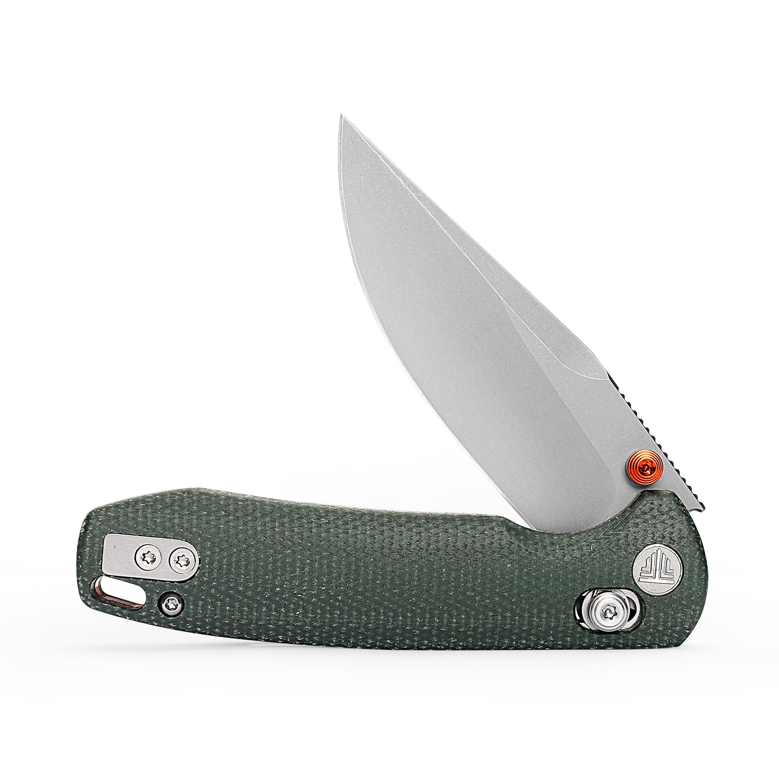 Butterfly-GM Crossbar Lock EDC Folding Pocket Knife,3.03'' 14C28N Steel Blade,Micarta Handle