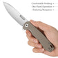 Columba-04GC Liner Lock,3.74" 14C28N Steel,Micarta Handle