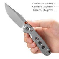 Складаний кишеньковий ніж Dragonfly-B Axis Lock EDC, лезо 2.99 дюйма зі сталі 14C28N, ручка G10