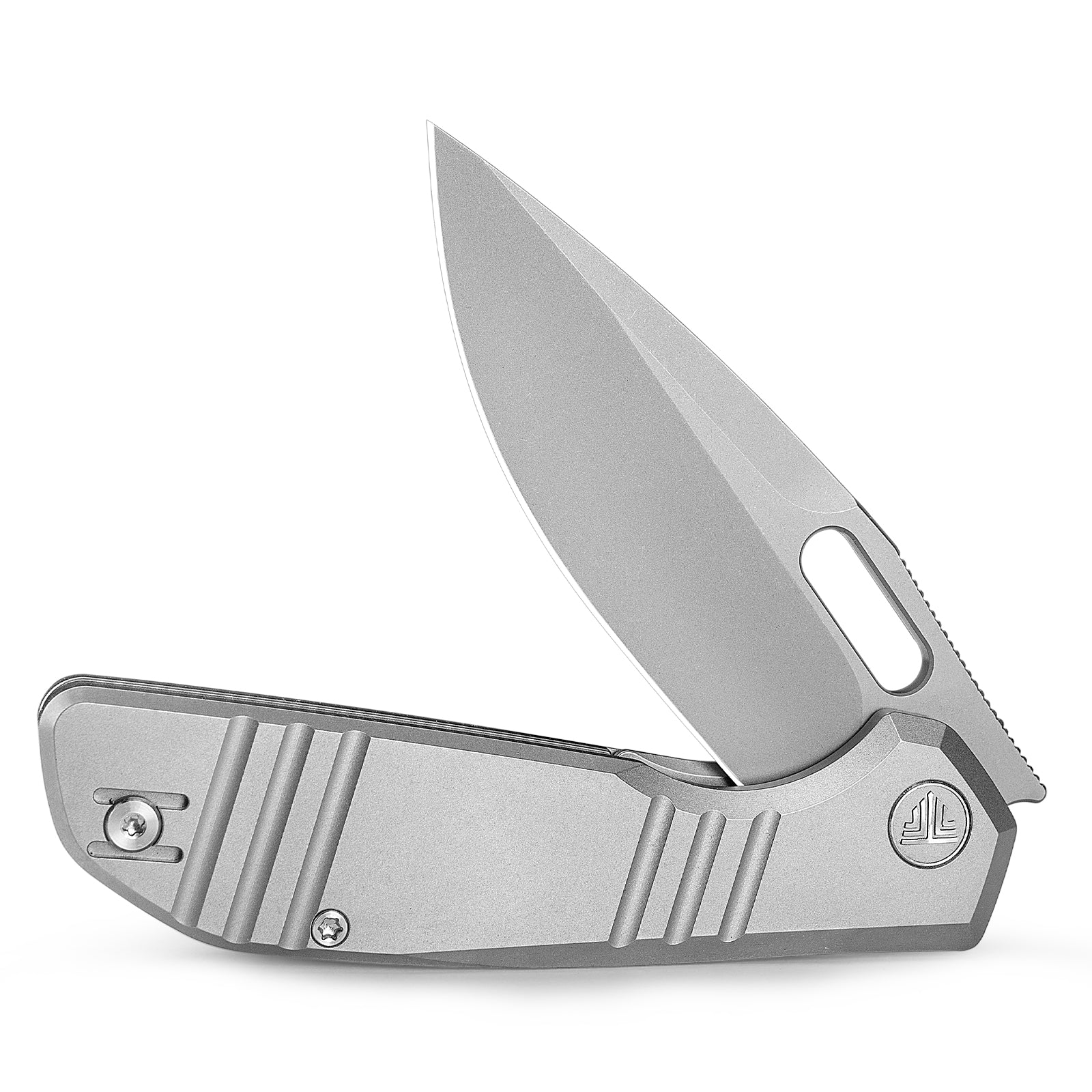 Gecko-S Liner Lock Folding Pocket Knife,3.4'' M390 Steel Blade,Titanium Handle