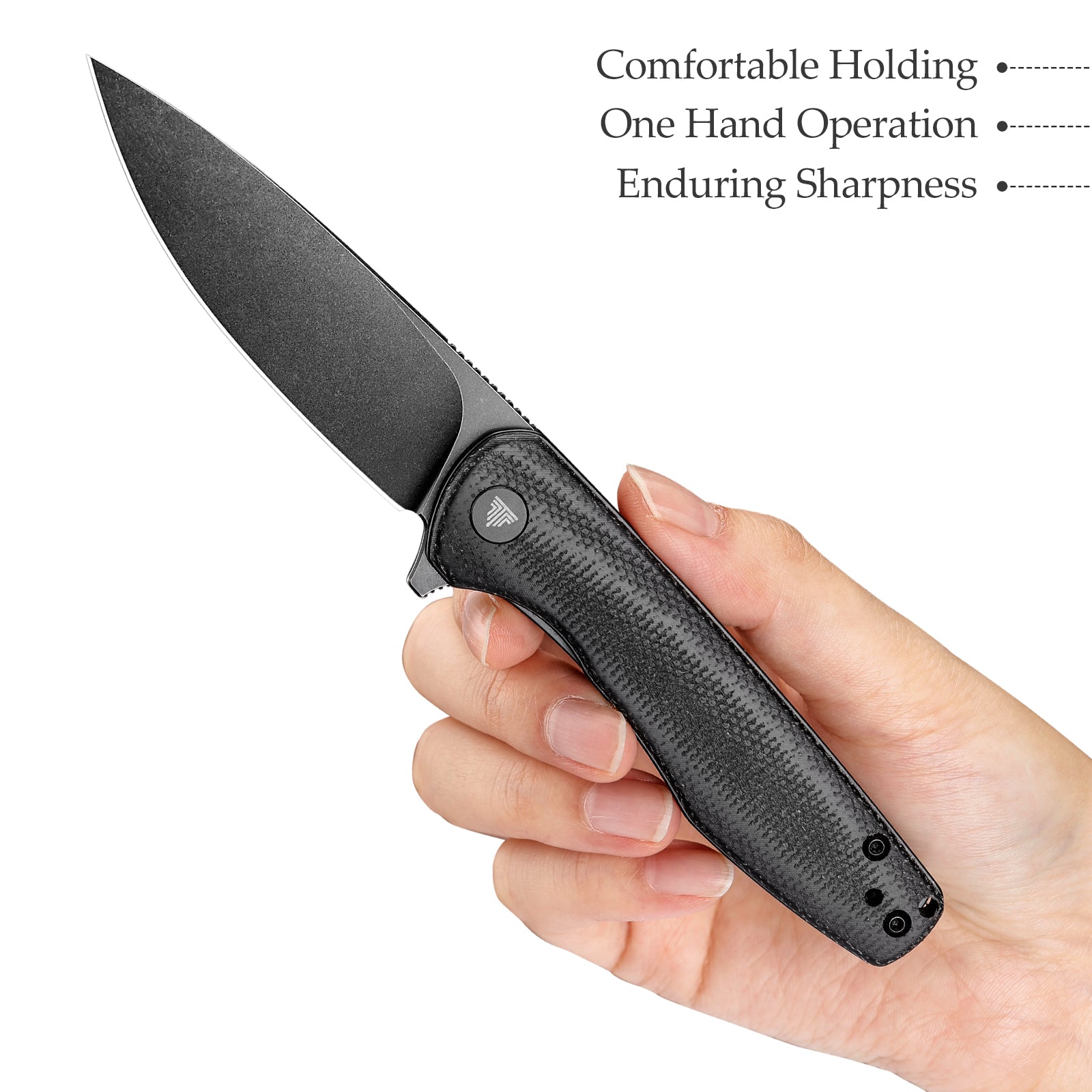 Hummingbird-BM Liner Lock EDC Folding Pocket Knife 2.99'' 14C28N Steel Blade,Micarta Handle
