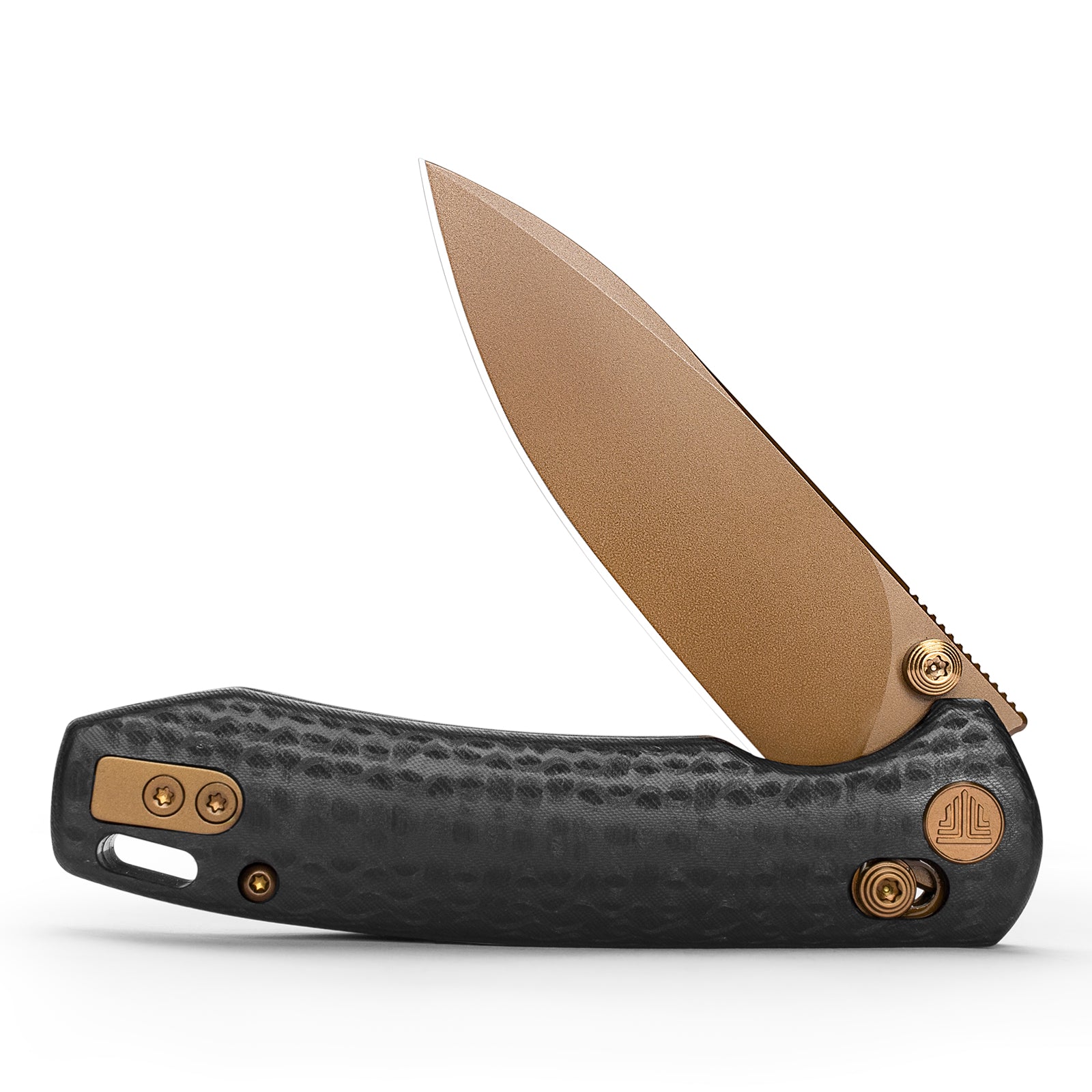 Dragonfly-CG Crossbar Lock EDC Folding Pocket Knife,2.99'' 14C28N Steel Blade,Carbon Fiber G10 Handle