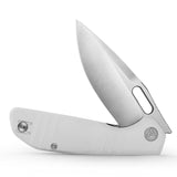 Gecko-WG Liner Lock EDC Folding Pocket Knife,3.4'' 14C28N Steel Blade,G10 Handle